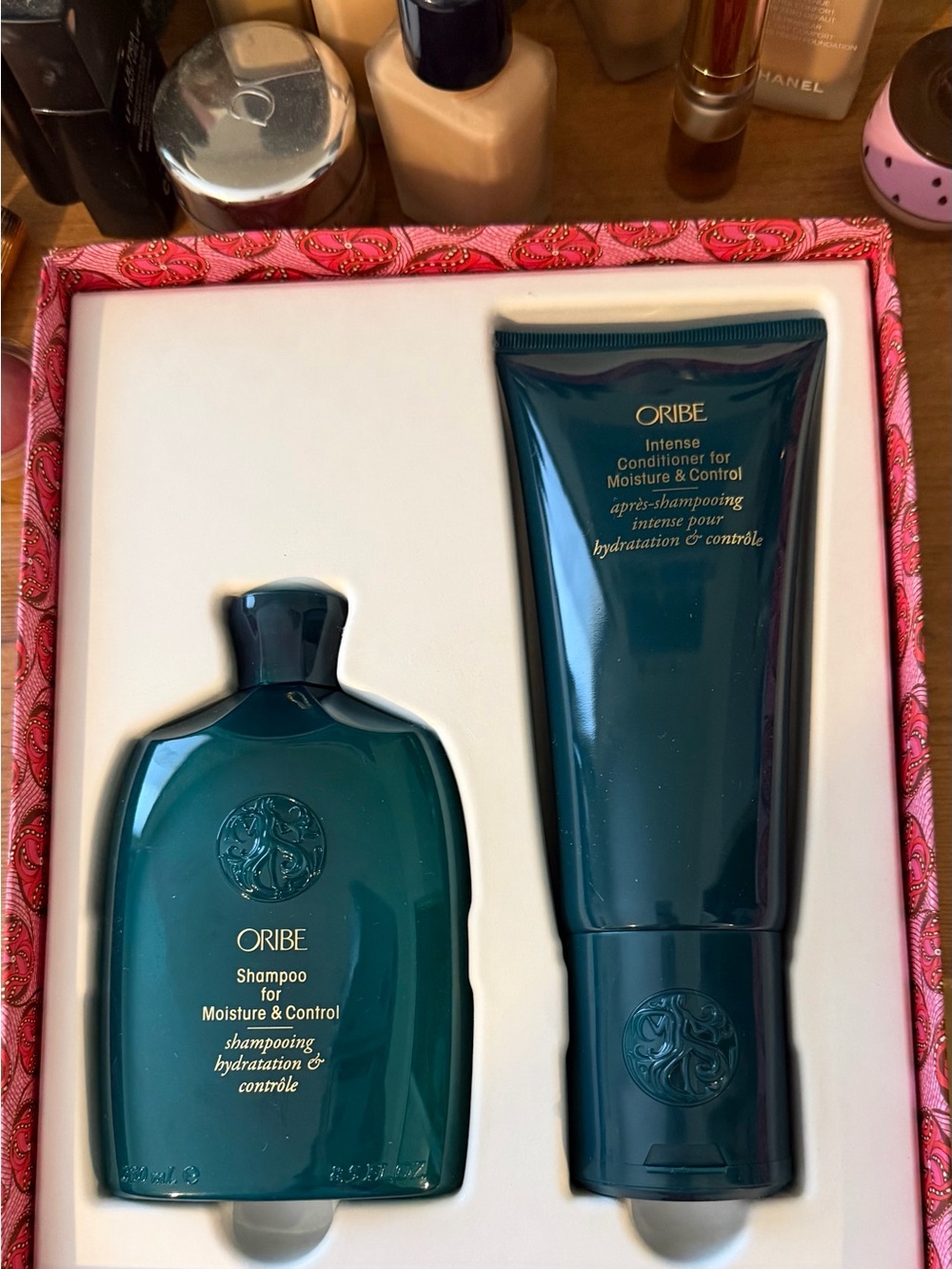 Oribe Moisture & Control Shampoo and Intense Conditioner Duo - Teal